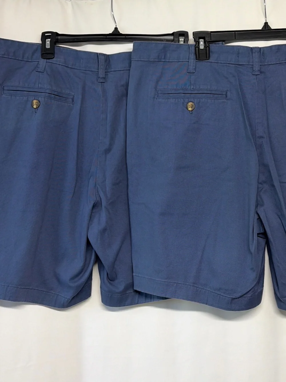 *2 Pair* Nautica Shorts Mens Size 40W Blue Stretch Chinos Khakis 8